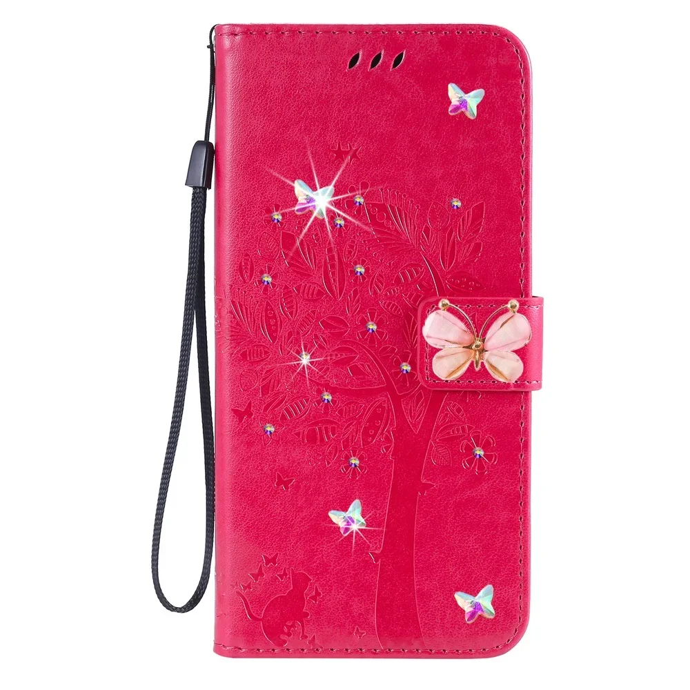 Sunjolly Diamond Case for Google Pixel 6 7 8 9 Pro 5A for Google Pixel 6 7 8 9 Pro 5A Butterfly Rhinestone PU Leather Phone Case