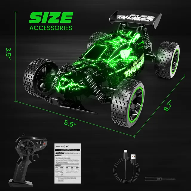 Sinovan RC Car 20km/h High Speed Car Radio Controled Machine 1:18 Remote Control Car Toys For Children Kids Gifts RC Drift 6