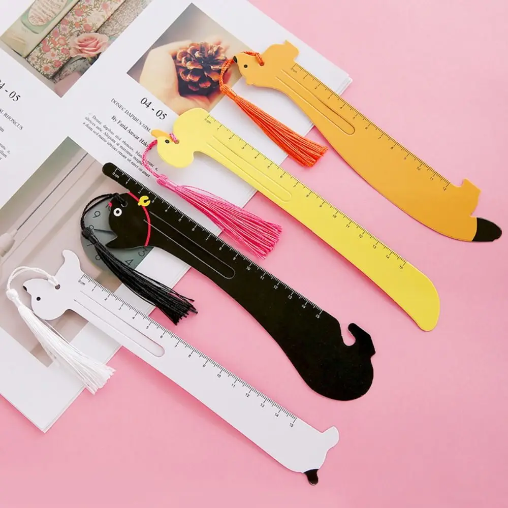 

Teacher Gift 15cm Scale Ruler Student Stationery Straight Ruler Bookmark Book Page Marker Reading Bookmark Book Paginator