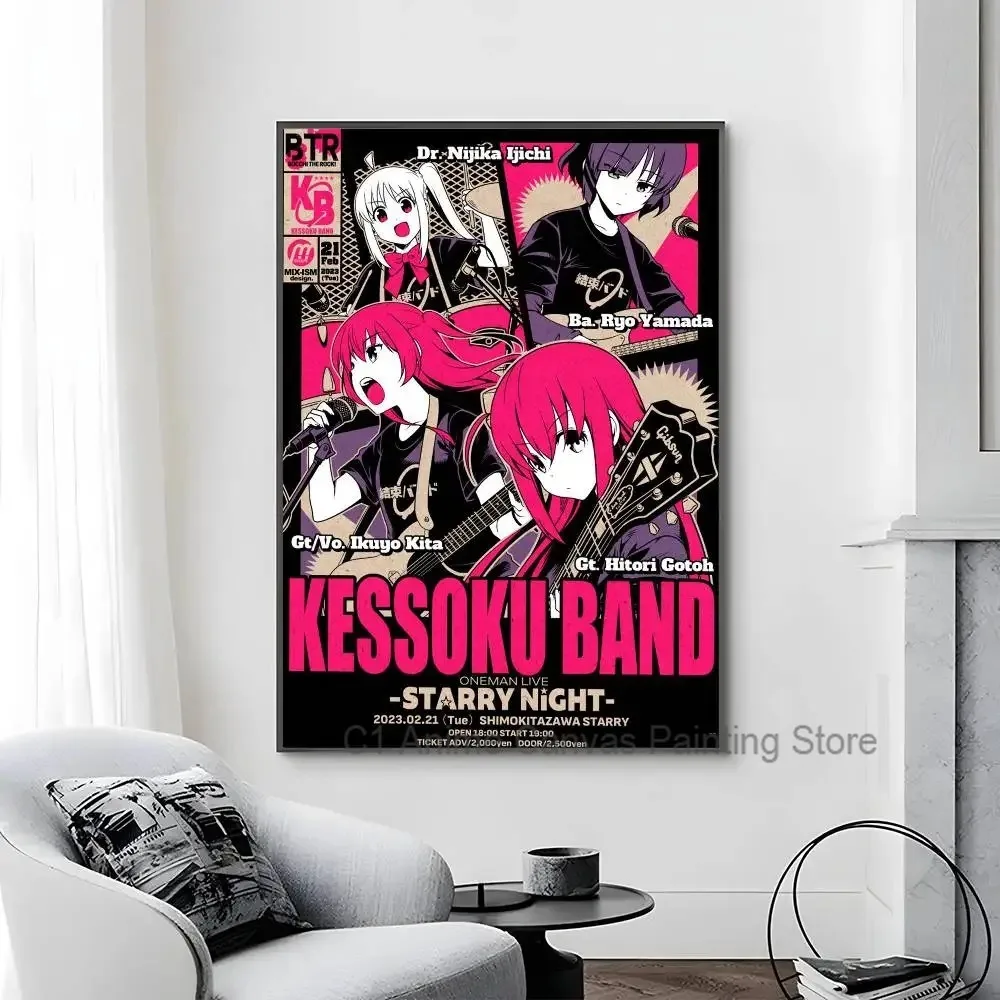 Anime Art Poster Canvas Painting - Home and Bedroom Décor Gift