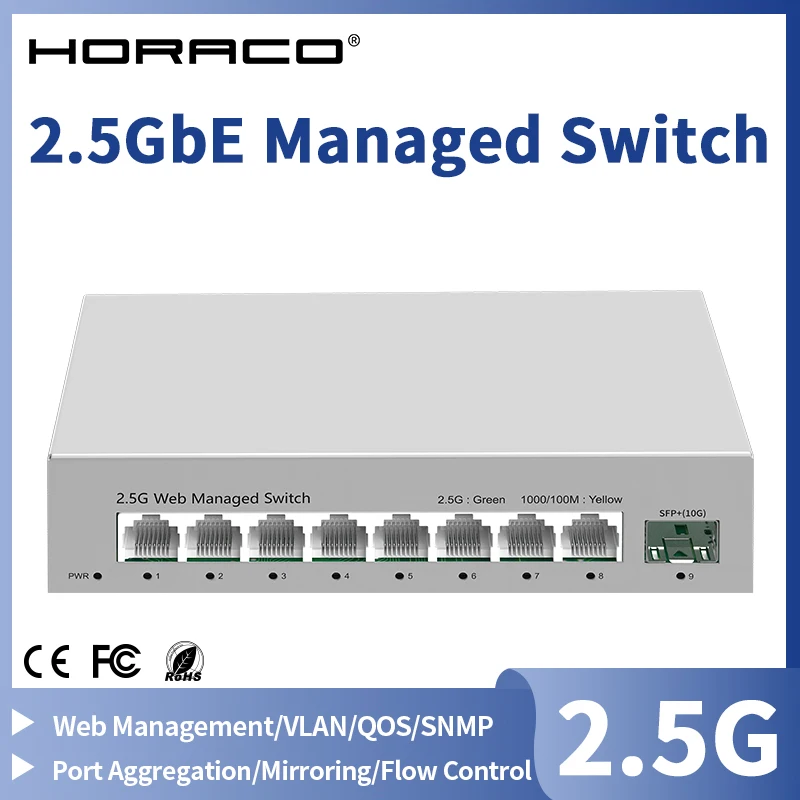 Switch zarządzalny 2.5GbE za $34.93 / ~130zł