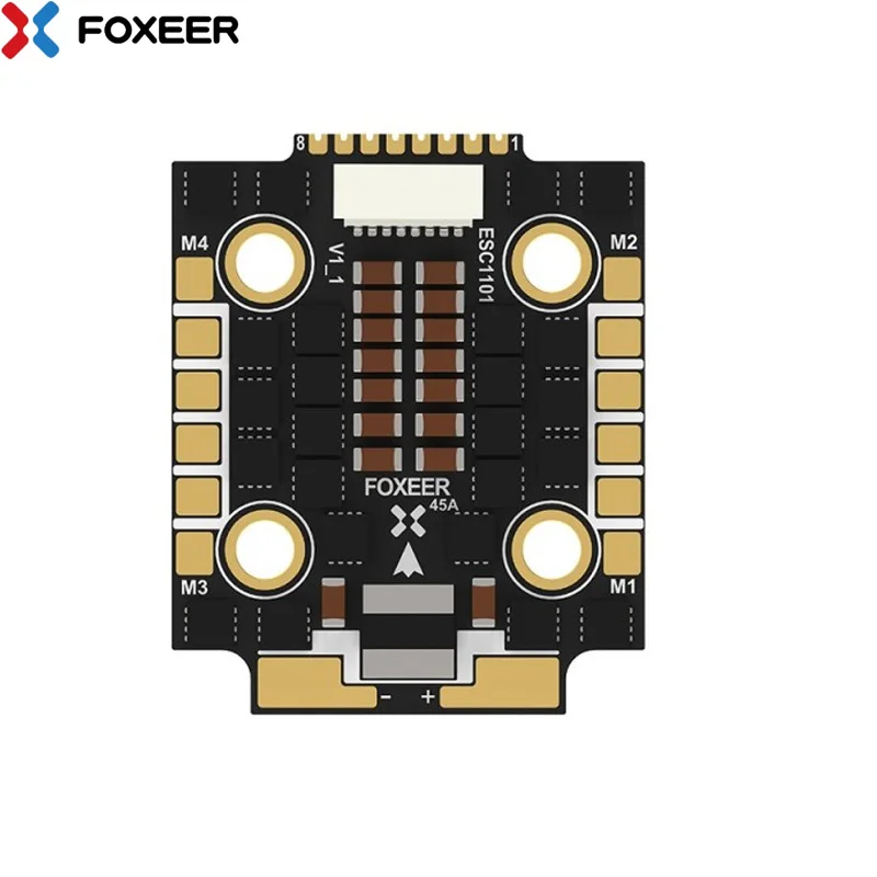 

Foxeer Reaper F4 Mini 128K 45A BL32 4in1 ESC 20*20mm M3 3-6S BLHeli32 DShot150/300/600/1200/MultiShot/ OneShot For FPV Racing