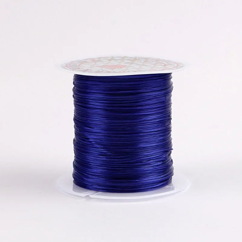 10Meters 0.8mm Elastic Thread Round Crystal Line Nylon Rubber Stretchy Cord Elastic Rope for Jewelry Making Beading Bracelet