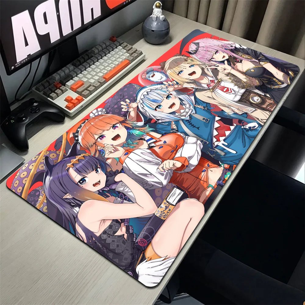 

Hololive Hakos Baelz Mouse Pad Kawaii Anime Girl Gaming Accessories Keyboard Mousepad Office Laptop Game Cabinet Desk Mat Carpet
