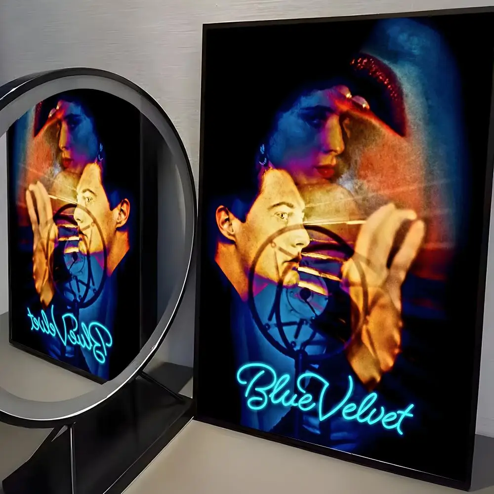 Premium Blue Velvet Movie Poster - HD Self-Adhesive Wall Decor for Home, Office, Dorm, and Bedroom - Perfect Gift Option
