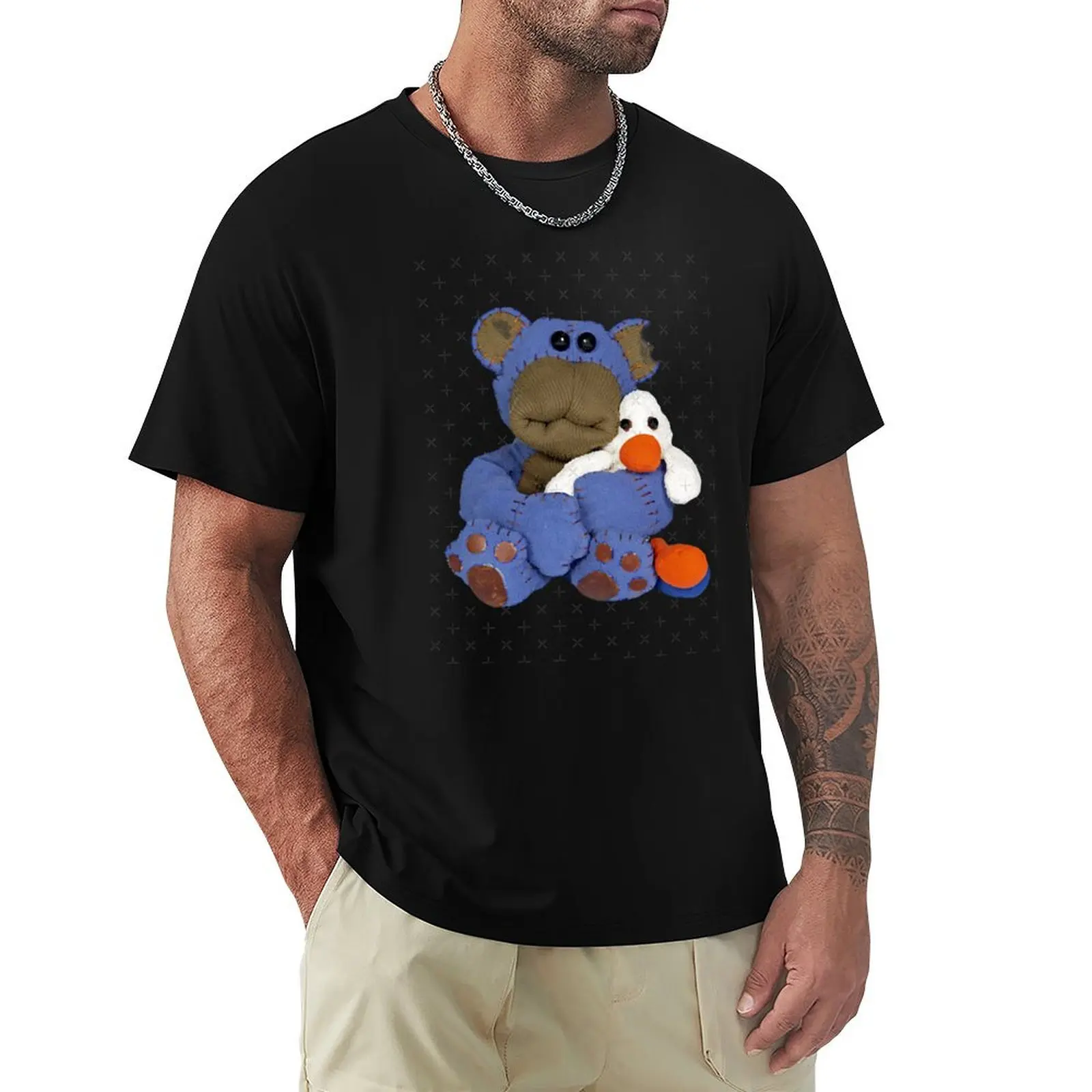 

Nev the bear T-shirt korean fashion oversizeds funny t shirts for men