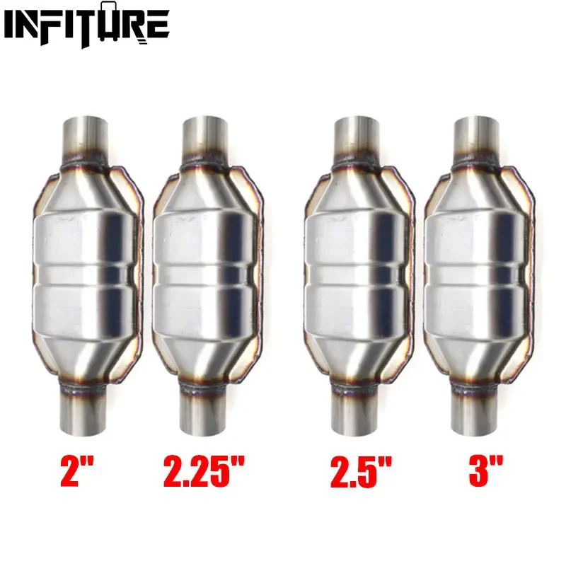 Convertisseur Catalytique 2.5 En Acier Inoxydable à Haut Débit, Ensemble Universel, 425250 Po, Rétromontage Ensemble Universel - Chine Convertisseur Catalytique Universel, Système D'échappement