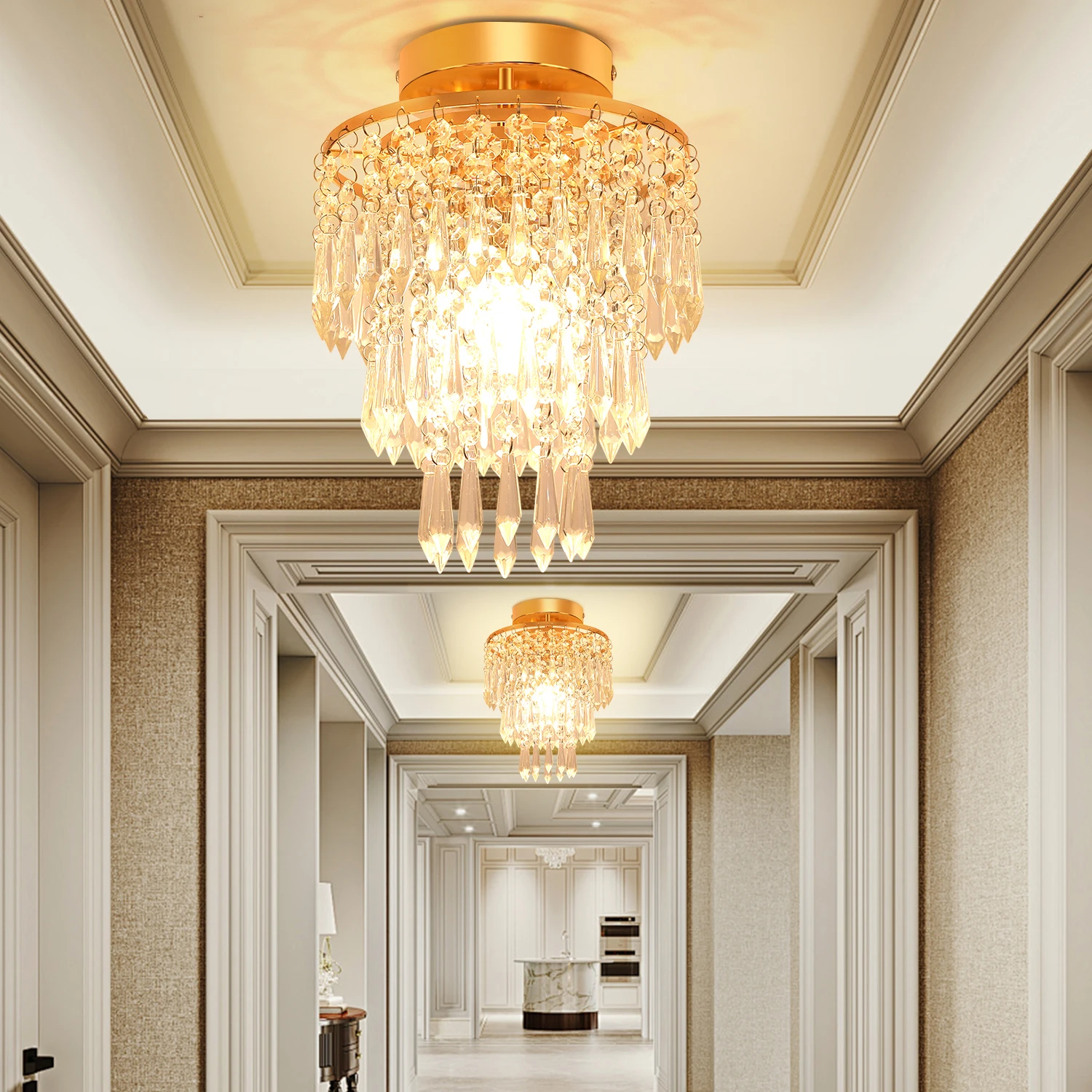 Plafonnier élégant pour intérieur