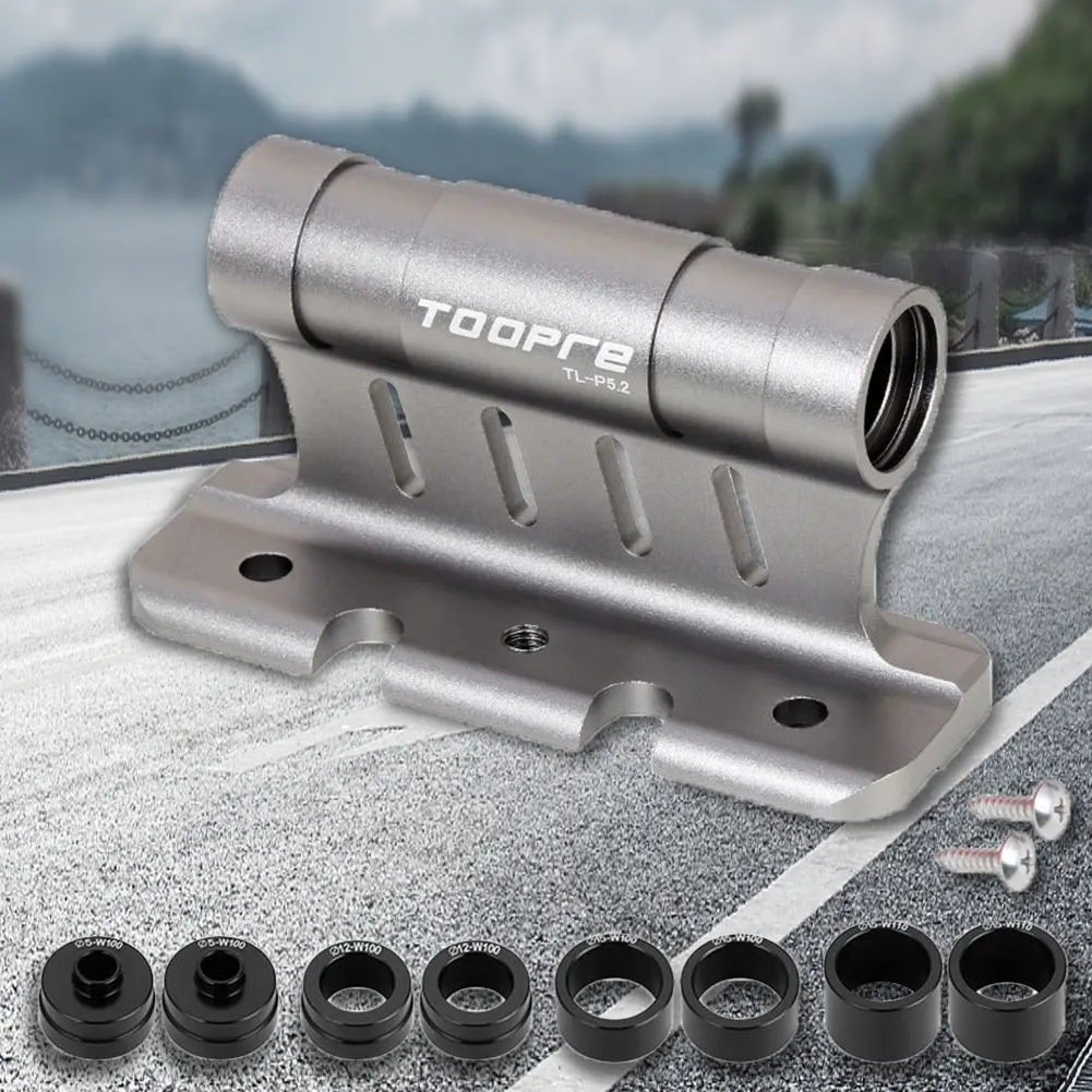 Bicycle Front Fork Fixed Clip Car Carry Bicycle Fixed Front Fork Bracket Bike Block Fork Mount for Truck/Trailer/Bikes Racks