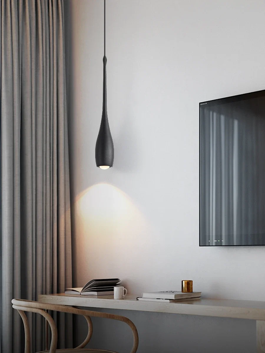 Description Picture 3 of itemModern Led Pendant Lights for Bedroom Bedside Hotel Bathroom Decoration Hanging Lamp Ceiling Chandeliers Spotlight Island Cafe
