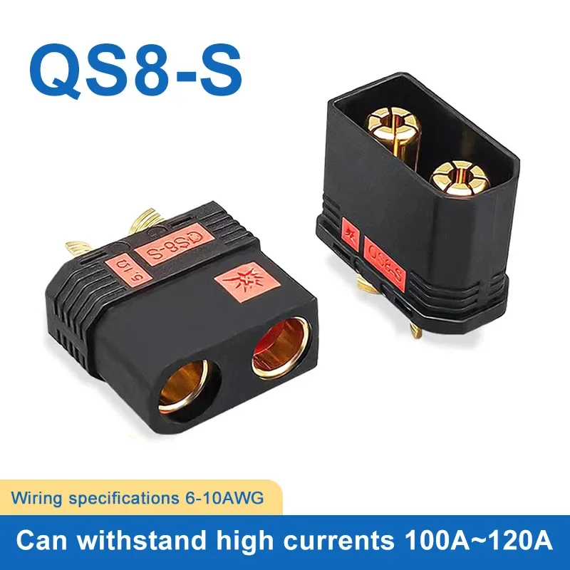 Description Picture 2 of item120A Male Female Connector QS8 Aviation Model Forklift Electric Motorcycle Battery Plug Anti Spark Charging Power Connectors
