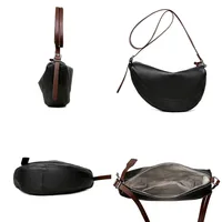 Femmes sacs à main en cuir véritable concepteur de mode usage quotidien sac à main femme sacs à bandoulière marque de luxe peau de vache dames sacs de messager 6