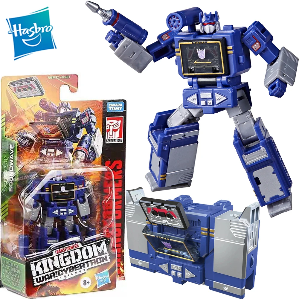 Novità Transformers Generations War For Cybertron: Kingdom Core Class Wfc-K21 Soundwave Collection Model Kid Toys