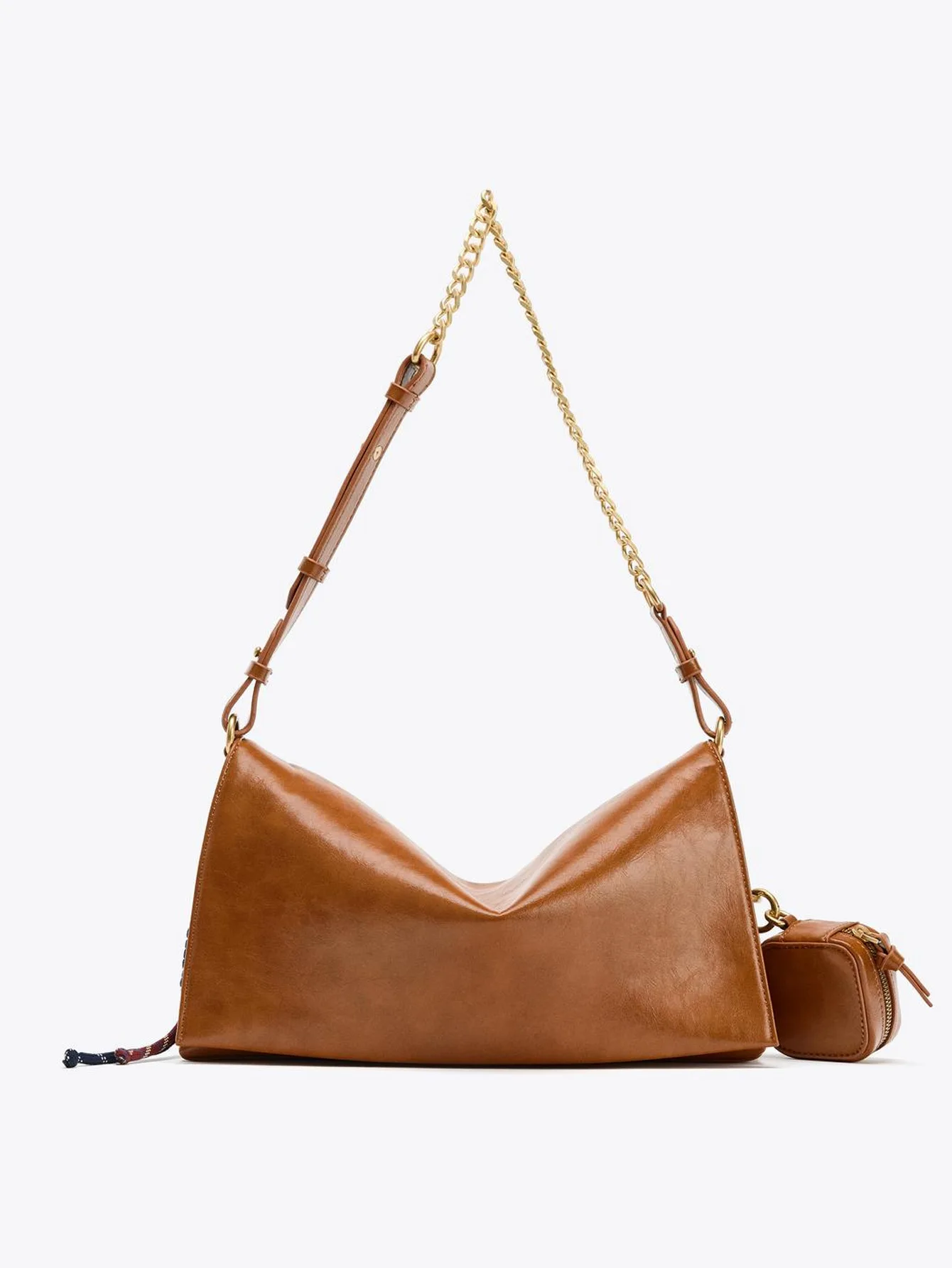 Women High Quality Square Solid Bags New Retro Women Crossbody Bags Style Crescent Chain Underarm Shoulder Bags for Women
