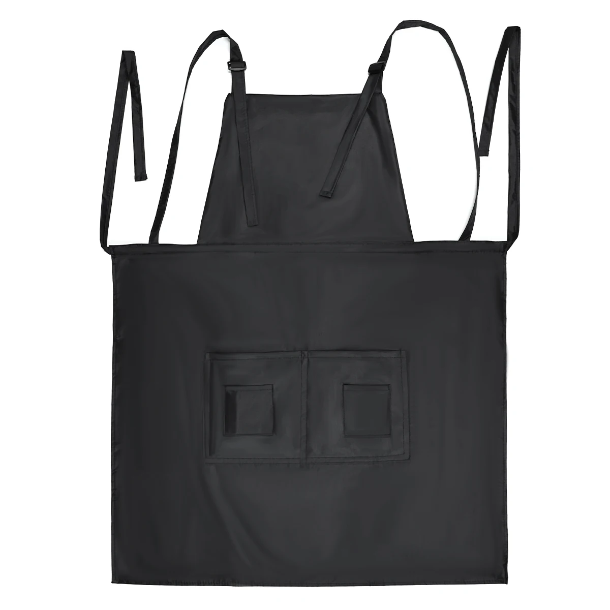 Waterproof Black Hairdresser's Apron for Styling and Shampooing