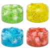 120ML Jelly Cube Crunchy Pre-Made Crystal Slime Kit, Super Stretchy Stress-Relief Sensory Toy, Christmas Gift Party Favors Gift 1