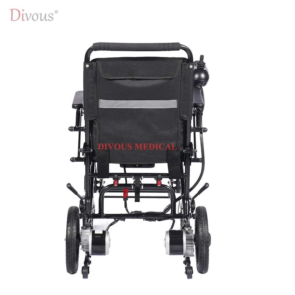 Electric Wheelchair Electrica Handicapped Folding Carbon steel Power Wheelchair for the Disabled