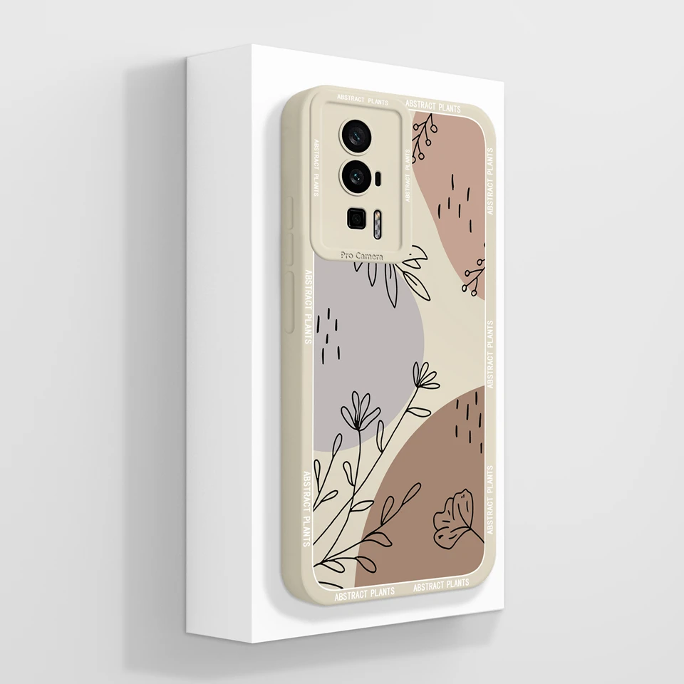 Luxury Flower Woman Liquid Shockproof Anti-Fall Phone Case