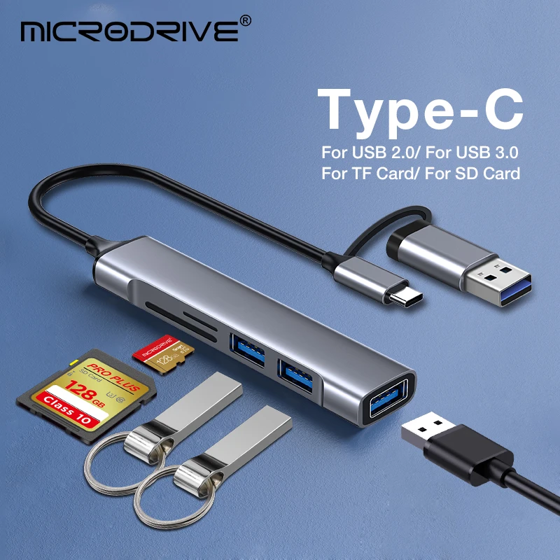 5 In 1 멀티 포트 허브 어댑터 USB3.0 5Gbps 확장 도크 허브 PD 100W 유형 C 확장 허브 PC 컴퓨터 노트북 용 플러그 앤 플레이