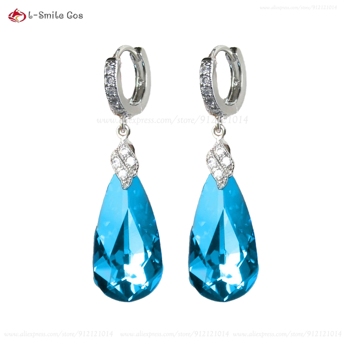 Fontaine Clorinde Cosplay Perücke 80 cm Lange Blaue Highlight Perücken Hitzebeständige Synthetische Haar Halloween Party Anime Perücken + Perückenkappe – Detail 8