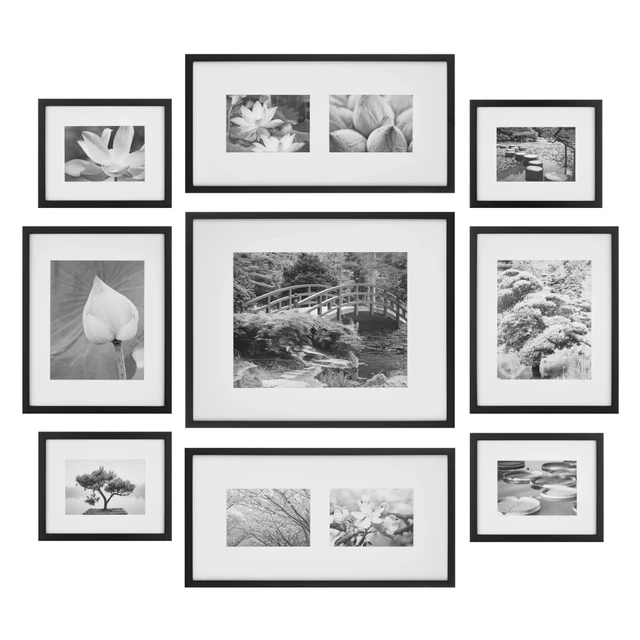 Hanging Gallery Frames - Set of 9