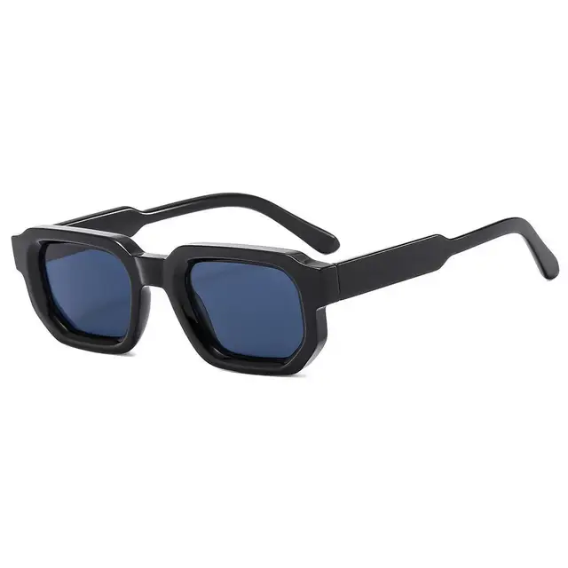 Lunettes De Soleil Carrées épaisses - Style Rétro Unisexe - Protection UV400 - Verres Teintés