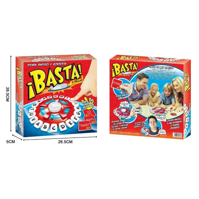 Children's Educational Table Toys English Spanish TAPPLE Crazy Alphabet Game Parent-child Interactive Turntable Toy Family Game 6