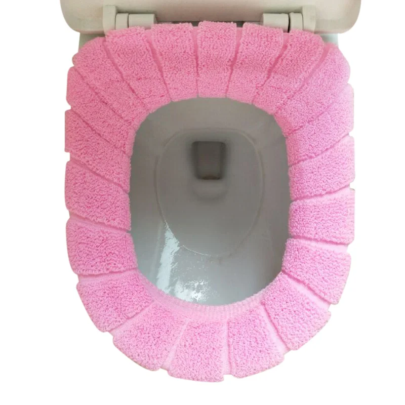 Universal Four Seasons Thickened Househol Soft Mat Autumn Winter Toilet Cover Toilet Seat Cushion Thick Washable Warm Pads 30cm Toilet Seat Cover Toilet Seat Accessories