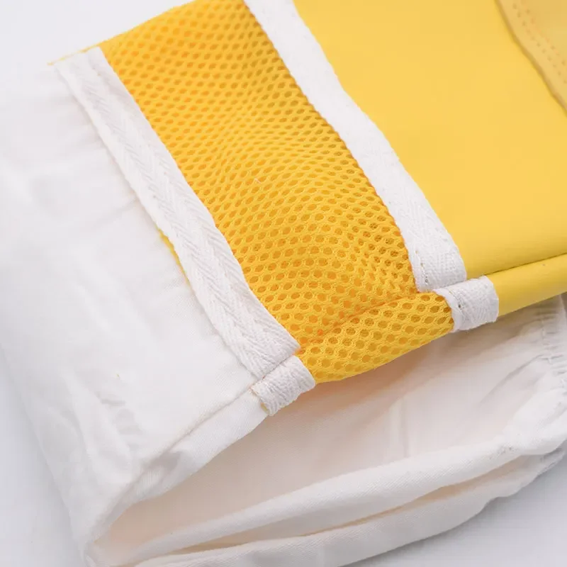 Beekeeping Gloves Sheepskin Protective Beekeeper Gloves Goatskin Beekeeping Bee Vented Long Sleeves Gloves 5
