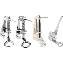 4-Piece Free Motion Quilting and Embroidery Presser Foot Set for Low Shank Sewing Machines (4 PCS)