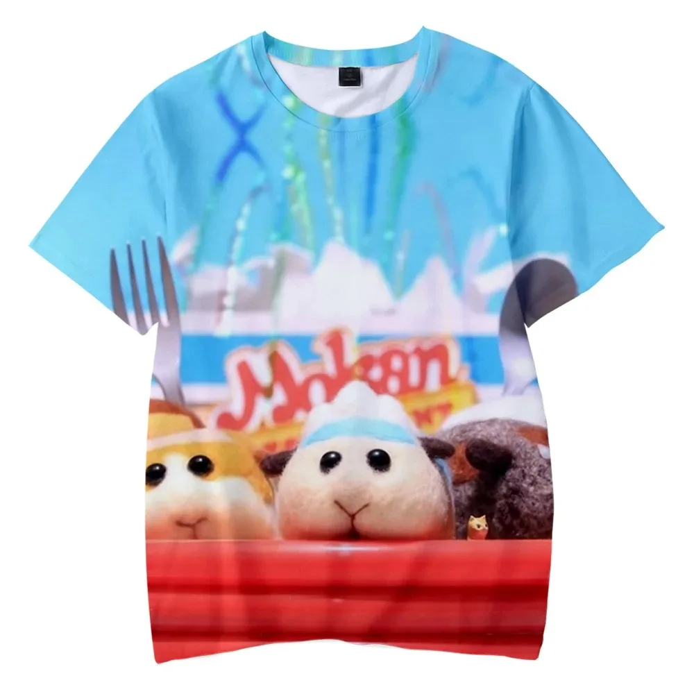 Mans tshirt 2024 pui pui molcar tshirt 3d o-pescoço mulher tshirt verão manga curta harajuku streetwear japonês roupas da caixa