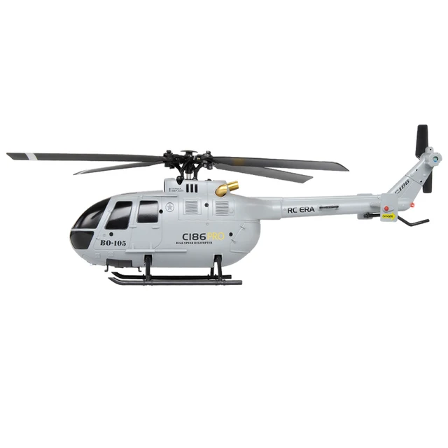 C186 Pro B105 2.4G RTF RC Helicopter 4 Ppropellers 6 Axis Electronic Gyroscope for Stabilization Remote Control Hobbies Toys - Image 2