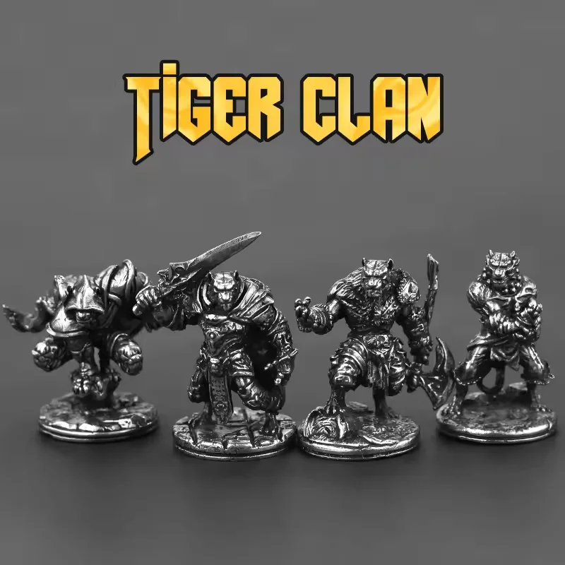 Modellini di Soldati Guerrieri Tigre in Metallo - immagine 2