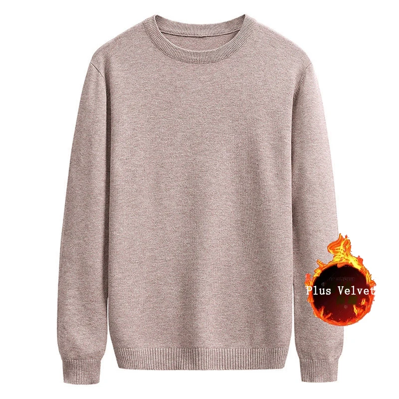 

2022 New Autumn Winter Men's Sweater Warm O Neck Sweater High Quality Fashion Casual Comfortable Pullover Thick Sweater Male