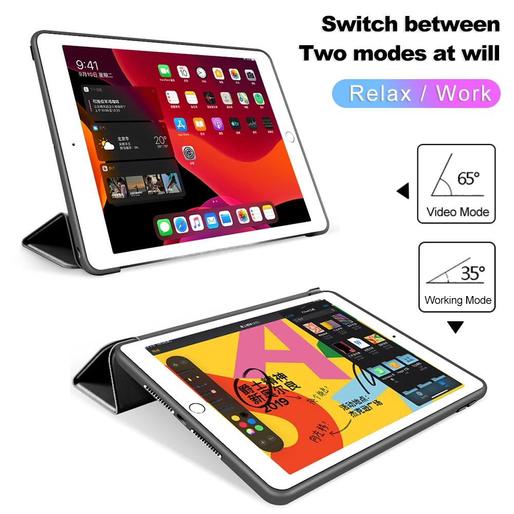 para Ipad Mini Case Ipad Air Case Ipad Pro 11 2023 Capa Air Funda Ipad Case Acessórios Ipad 9ª Geração Case Case de 2023 - Imagem 5