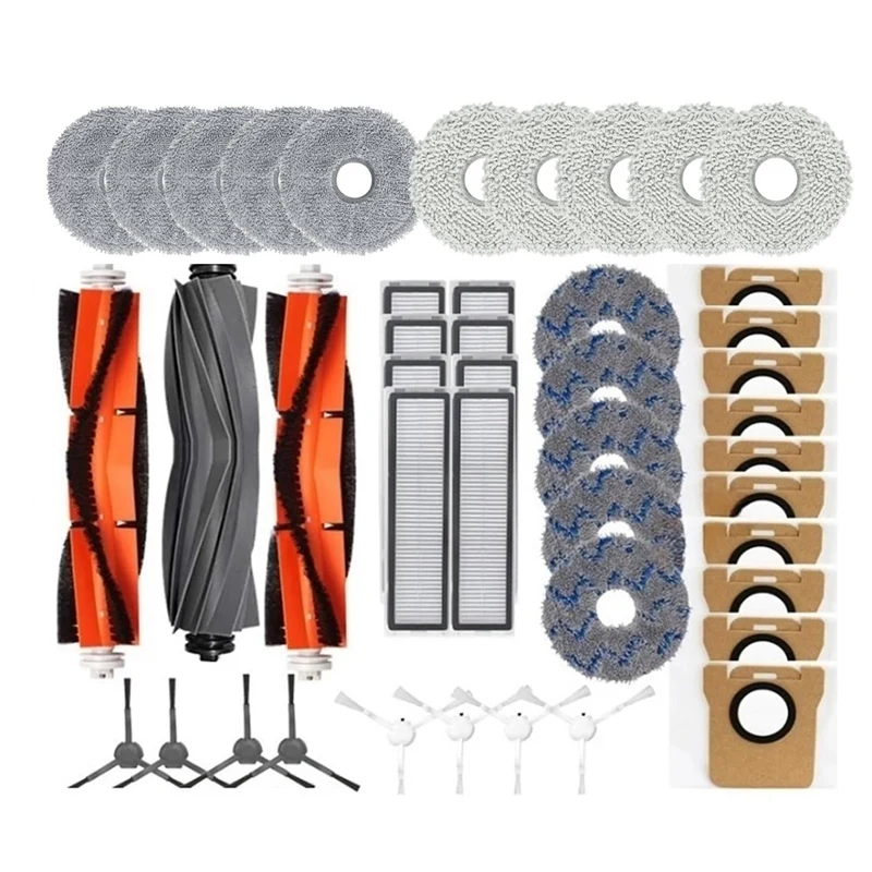 

Запчасти для Dreame L20 Ultra / X20 Pro/Plus, основная боковая щетка, фильтр НЕРА, насадка для швабры, пылесборник