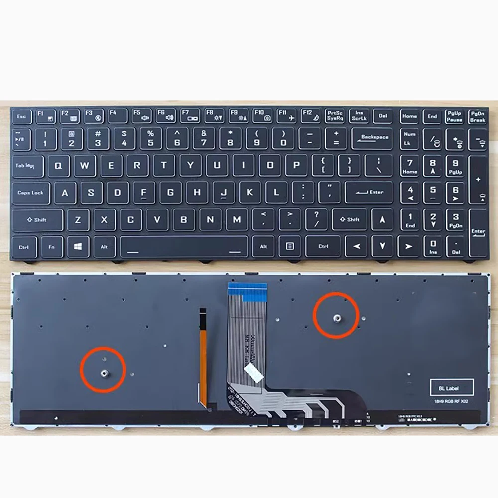 

New Keyboard with backlit for Hasee GX7 GX8 GX9 ZX7 ZX8 TX6 TX7 TX8 TX9 Z7-CT7NA