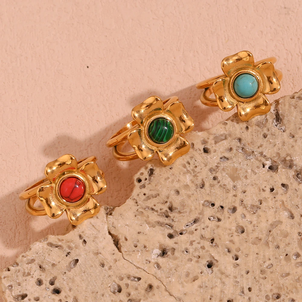 指輪・リング FOURCOMMA STONE TEXTURE 05 RING S772704803b1e43b4ab08da31f59dc