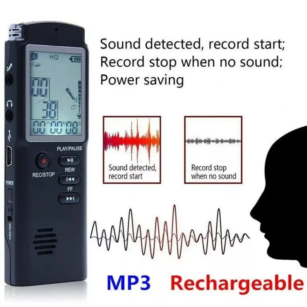 Voice Recorder Ghost Hunting EVP recorder 8GB Paranormal Equipment Spirit Digital Voice Box