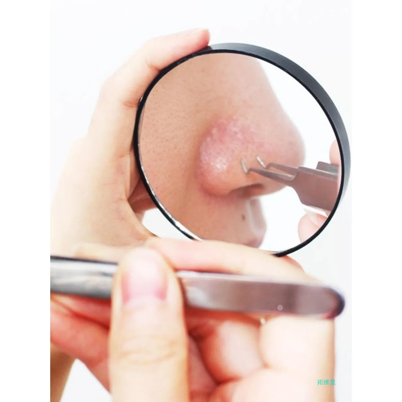 Magnifying Mirror 10x /20x /30X Small With Suction Cup For Plucking Eyebrows Removing Blackheads And Acn