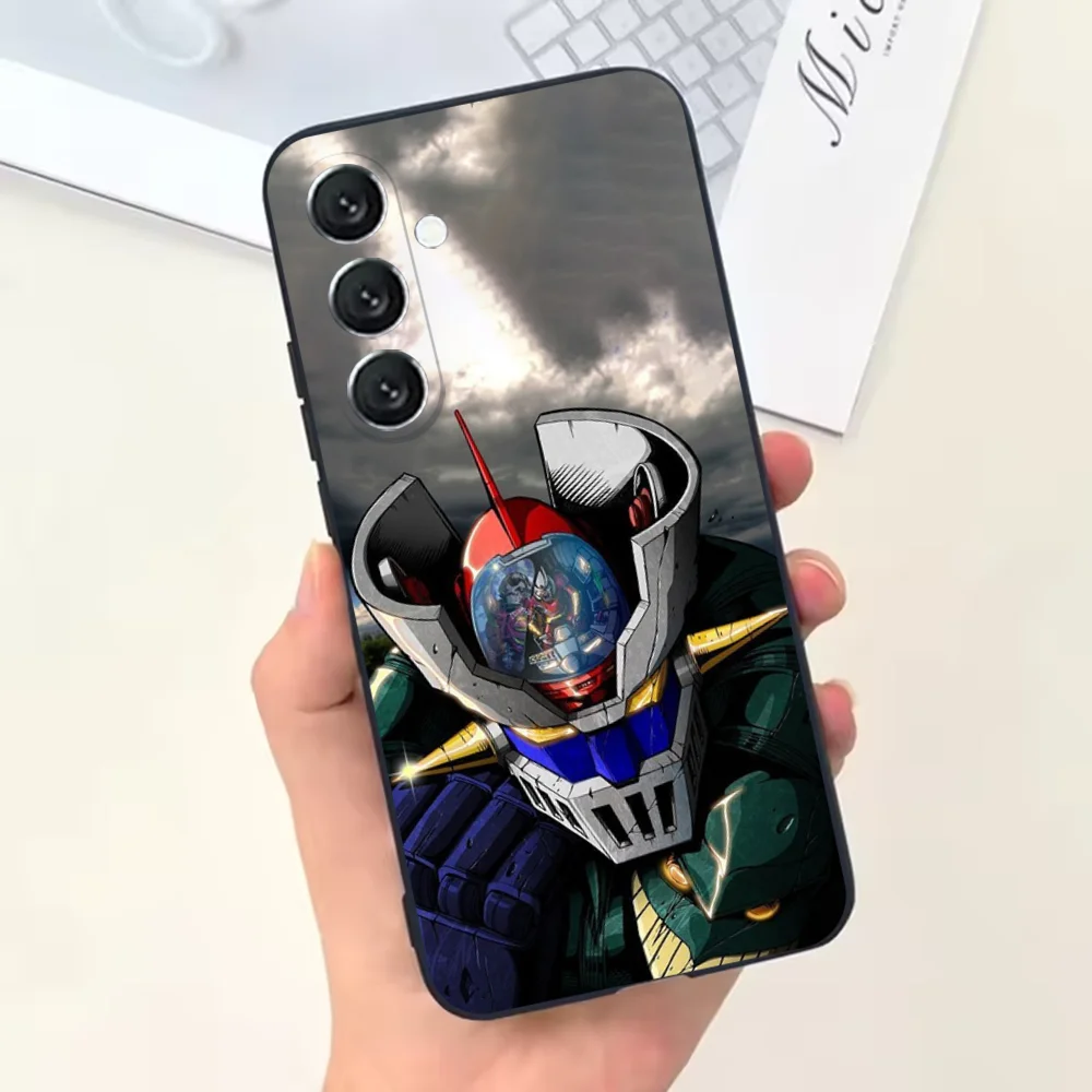Mazinger Z Robot Themed Soft Black Phone Case