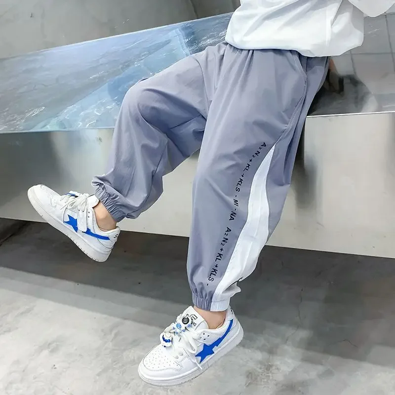 Kids Boys Sport Pants Summer Thin Section Mosquito Repellent Pants Teenage Boys Trousers 3 5 8 10 12 15Y boys pants kids pants