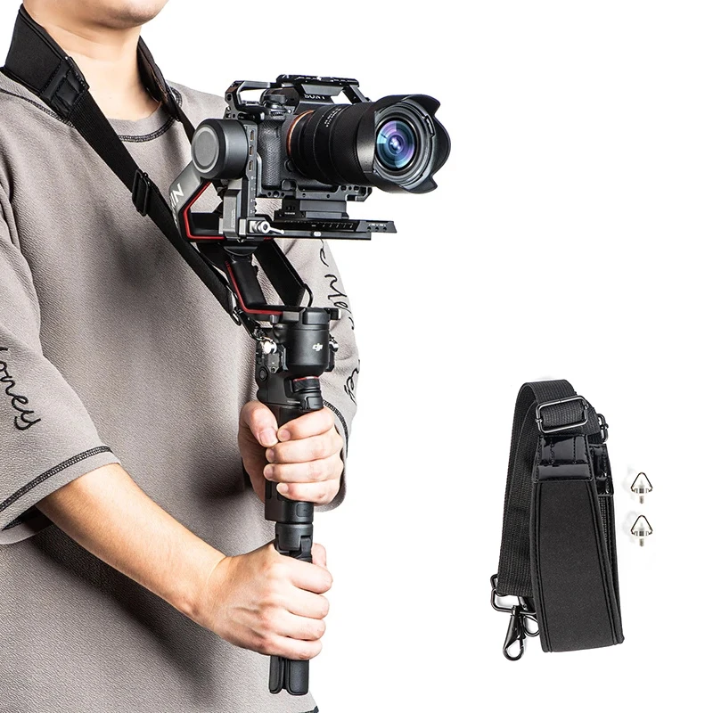 Kit Lanière Anti-choc Pour Stabilisateur DJI Ronin RS 2 / RSC 2 - Sangle De Cou Réglable - Transport Facile