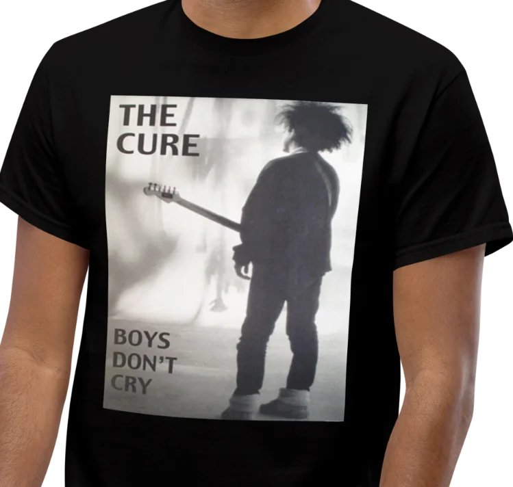 The Cure Rock Band Boys Non Cry Logo Album Covers T-Shirt Taglie S-3Xl