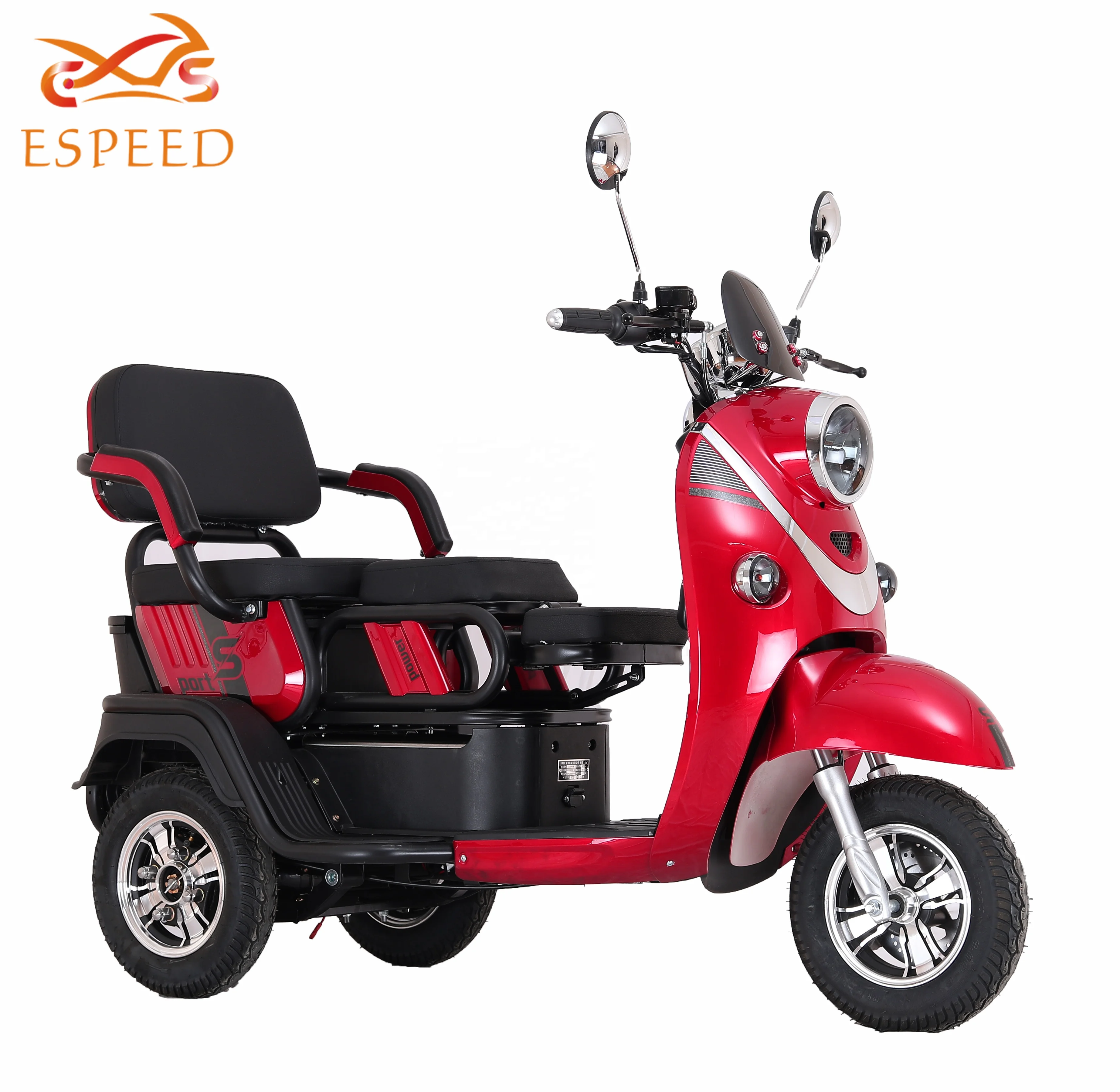 

Newest 1000w scooters electric adults scooter 3 wheel 3 seats kick play moto electric mobility electric tricycle