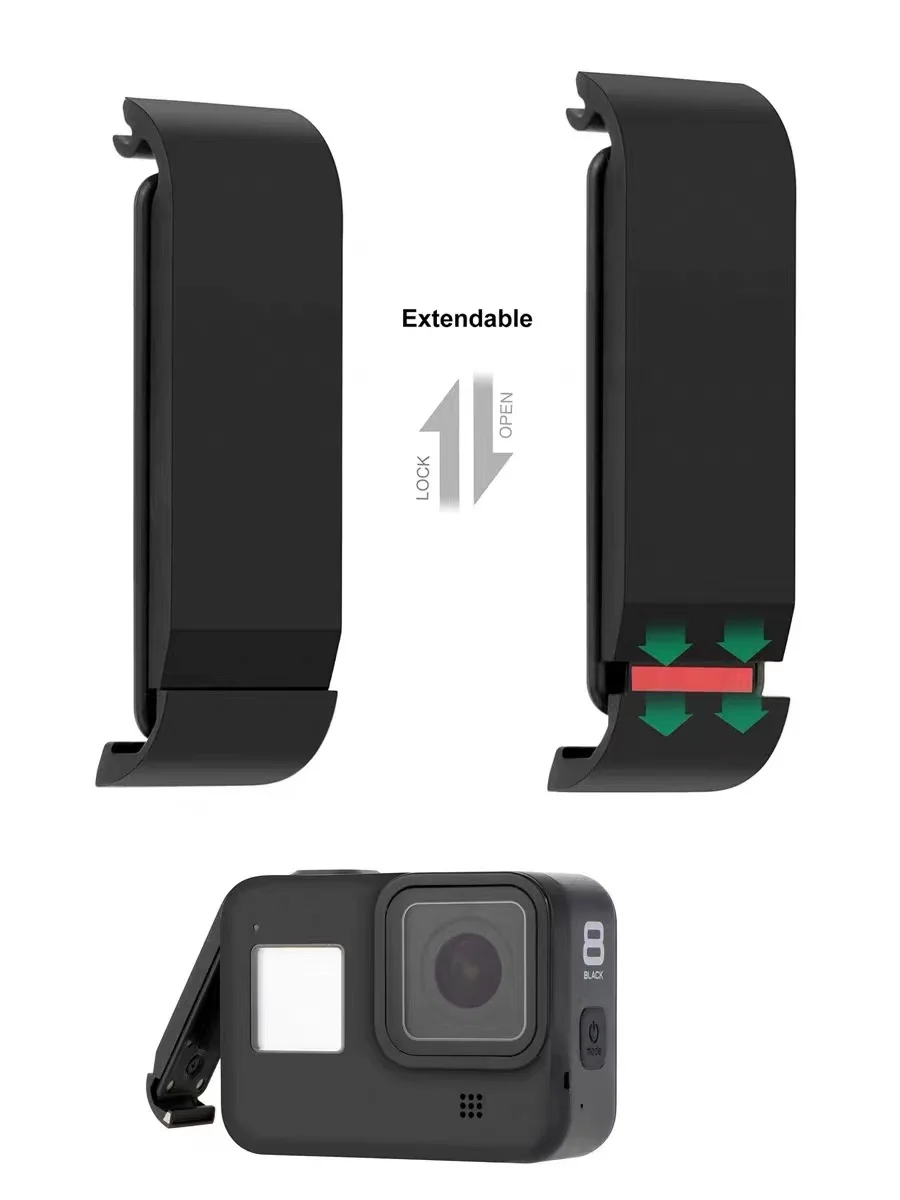 GoPro Hero8용 오리지널 1개
HERO 8 9 10 11 블랙 카메라 배터리 도어 측면 커버 어셈블리 교체 부품