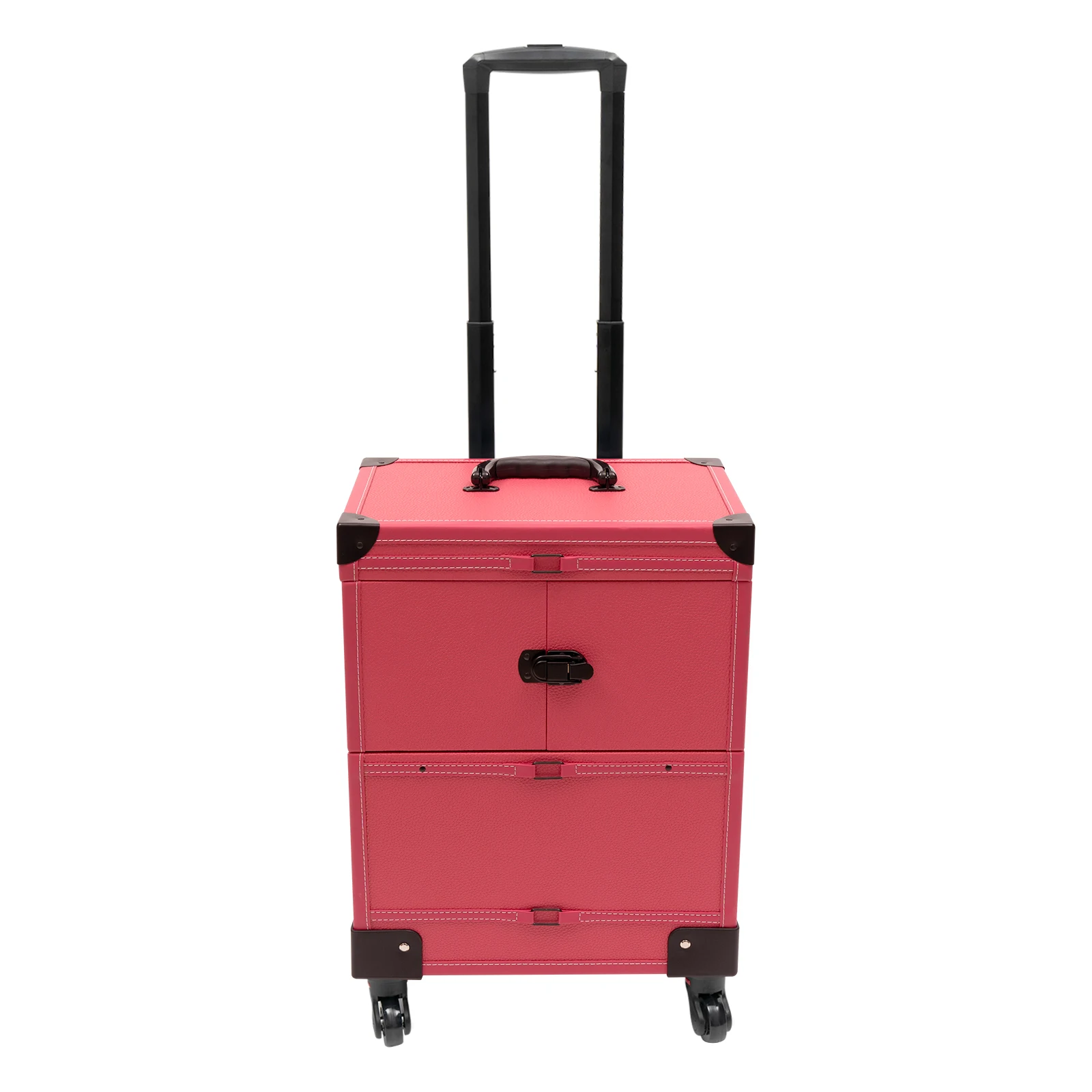 Robustes Make-up-Zugetui mit einziehbaren Tabletts, großem Speicherkapazität und sicheren Schlössern – hochwertige wasserfeste Materialien – Detail 5
