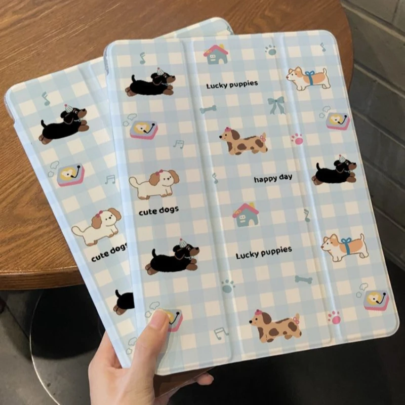 Cute Puppy Design Smart Cover Case