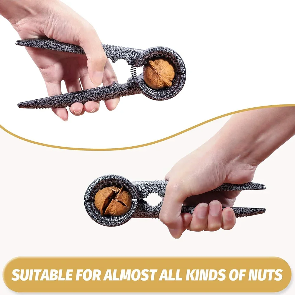 Nut Cracker Opener Pecan Nut Cracker Walnut Plier Opener Tool with Non-slip Handle