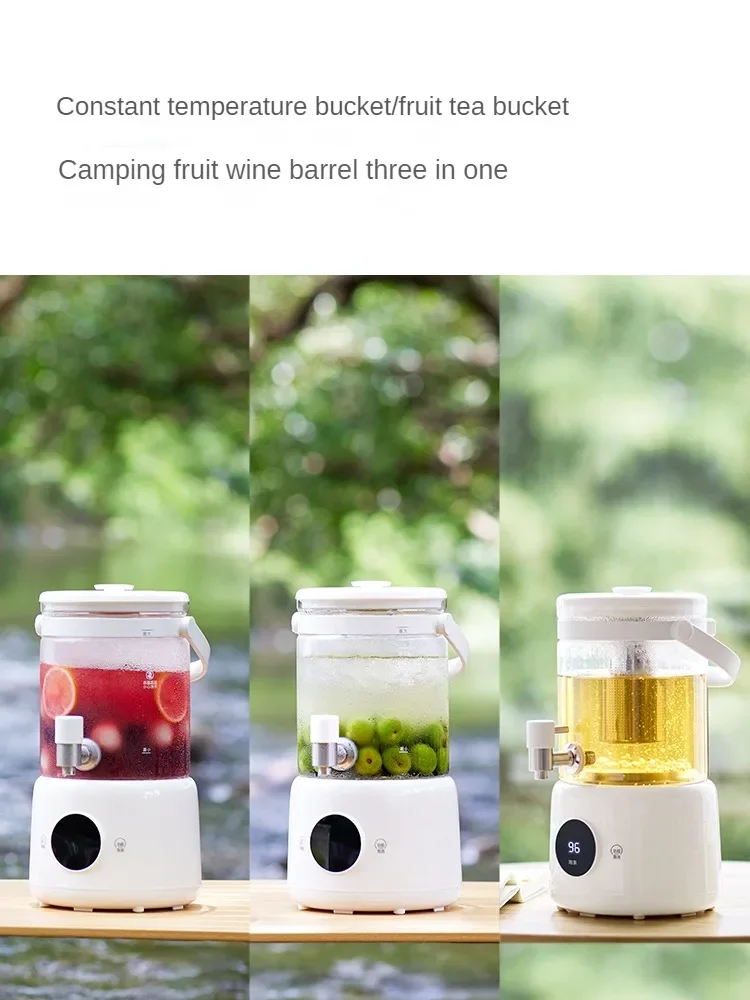 220V Multi-Purpose Electric Kettle for Camping, Wine, Tea, and Health, with Temperature Control 4
